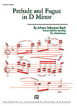 Prelude and Fugue in D Minor Concert Band sheet music cover Thumbnail